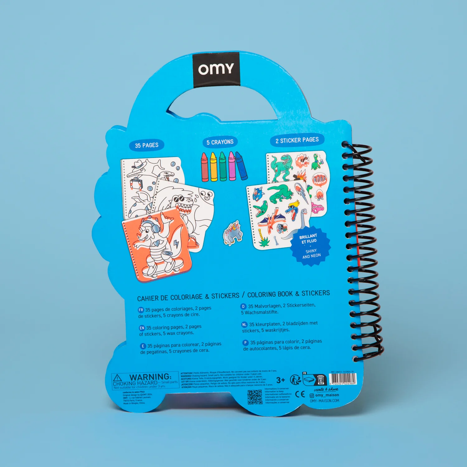 SUPER COLORING & STICKER BOOK DINO - Image 5